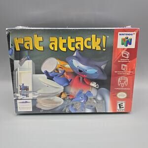 Rat Attack (Nintendo 64, 2000) N64 Brand New Factory Sealed Vintage Original OEM